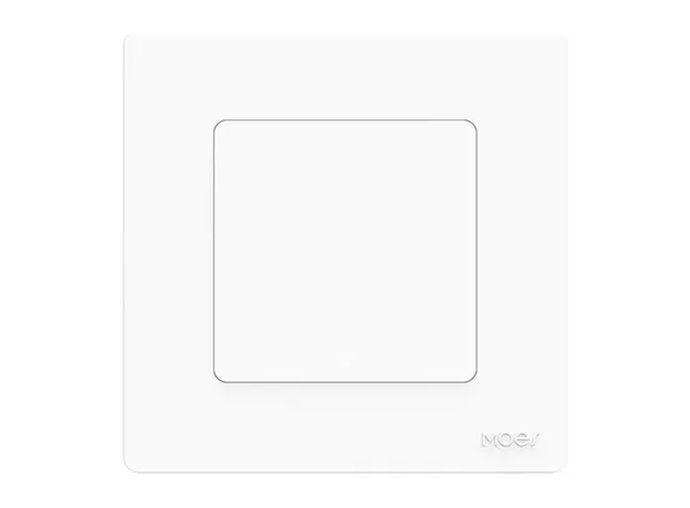 Smart Switch Moes WS-SR-EU1-L-WH-MS Wi-Fi Star Ring Smart Light Push Button Switch, 1 Gang, White