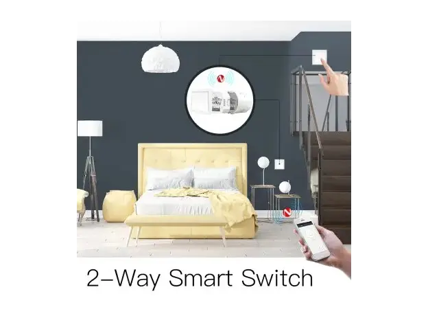 Smart Switch Module Moes ZRM-104-MS, ZigBee 3.0 + RF, 1 Gang, 10A, Alexa / Google Home, 4 image