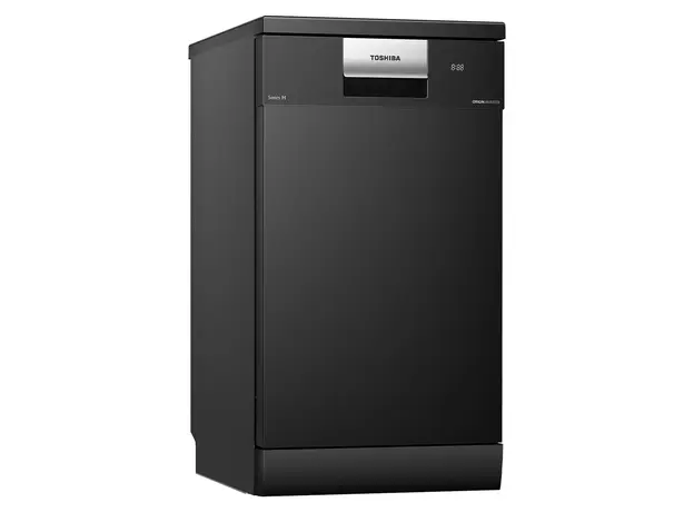 Dishwasher Toshiba DW-10F4(B)-CIS, 10 Place Settings, 8 Programs, Inverter, 45 cm, Black