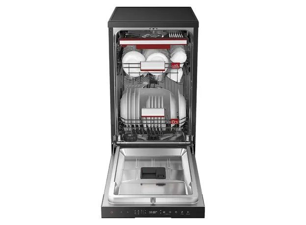 Dishwasher Toshiba DW-10F4(B)-CIS, 10 Place Settings, 8 Programs, Inverter, 45 cm, Black, 7 image