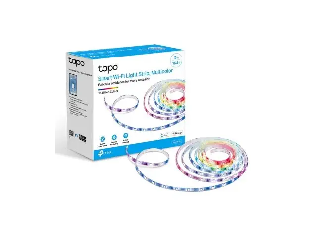Lighting TP-Link Tapo L920-5 Smart Wi-Fi LED Light Strip, 5 m, RGBIC, 16M Colors, 50 Color Zones, Alexa/Google, 3 image
