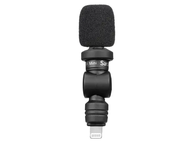 Microphone Saramonic SmartMic Di Mini, Lightning, Omnidirectional Condenser, Black, 3 image
