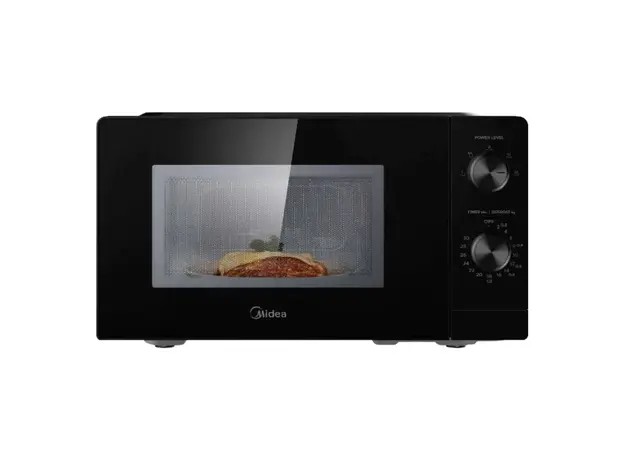 Microwave Oven Midea MM7P012MZ-B, 19 L, 700 W, Mechanical Control, Black, 2 image