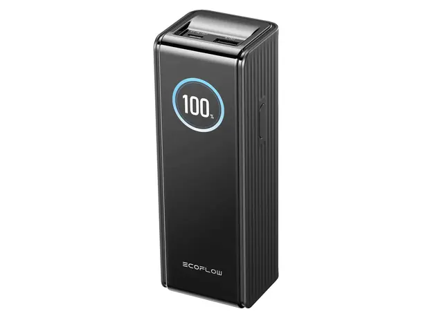 Power Bank EcoFlow RAPID Power Bank 25000mAh, 170W, 2x USB-C 140W, USB-A, TFT Display, Black