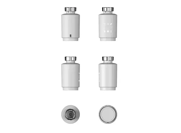 Smart Radiator Thermostat Moes ZTRV-ZX-TV02-EN, Zigbee 3.0, LED Display, 2x AA, White, 2 image