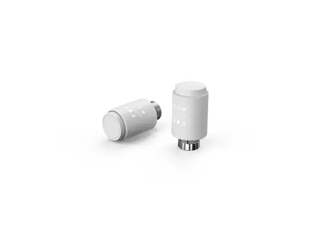 Smart Radiator Thermostat Moes ZTRV-ZX-TV02-EN, Zigbee 3.0, LED Display, 2x AA, White, 3 image