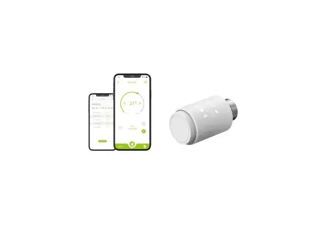Smart Radiator Thermostat Moes ZTRV-ZX-TV02-EN, Zigbee 3.0, LED Display, 2x AA, White, 5 image