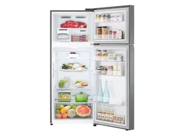 Refrigerator LG GN-B502PLGB.APZQMER Top Freezer, 395 L, 176x70x68 cm, Inverter, DoorCooling+, Platinum Silver, 4 image