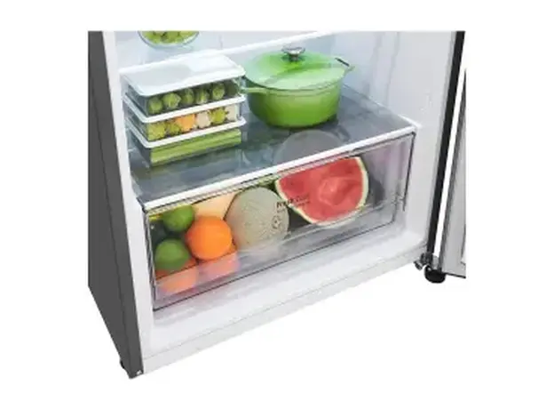 Refrigerator LG GN-B502PLGB.APZQMER Top Freezer, 395 L, 176x70x68 cm, Inverter, DoorCooling+, Platinum Silver, 6 image