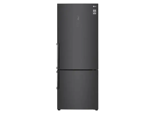Refrigerator LG GR-B589BQCM.AMCQMER Bottom Freezer, 446 L, No Frost, Inverter, Black