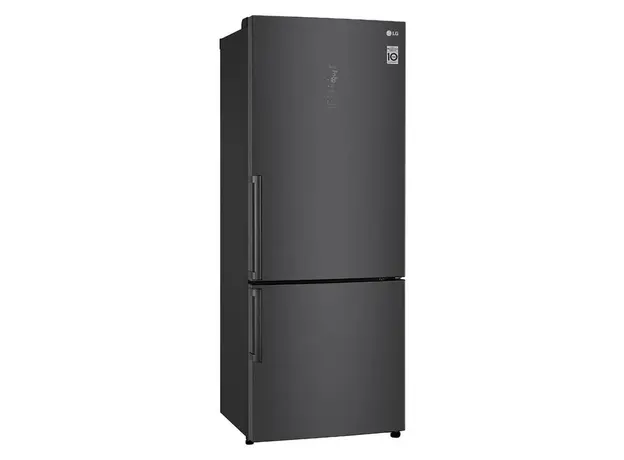 Refrigerator LG GR-B589BQCM.AMCQMER Bottom Freezer, 446 L, No Frost, Inverter, Black, 2 image