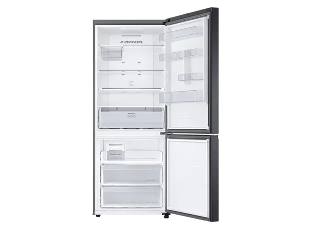 Refrigerator Samsung RB50DG602EB1WR Bottom Freezer, 462 L, 192x75.9x71.1 cm, No Frost, Inverter, Wi-Fi, Black, 4 image