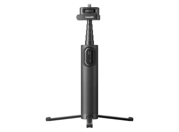 Selfie Stick Insta360 Foldable 2-in-1 Selfie Stick, 1/4" Mount, Built-in Tripod, X5/X4/X4 Air/X3, Black, 2 image