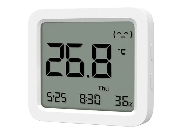 Temperature and Humidity Monitor Xiaomi Smart Temperature and Humidity Monitor 3 MJWSD05MMC, Bluetooth 5.0, White