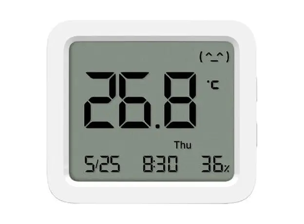 Temperature and Humidity Monitor Xiaomi Smart Temperature and Humidity Monitor 3 MJWSD05MMC, Bluetooth 5.0, White, 2 image
