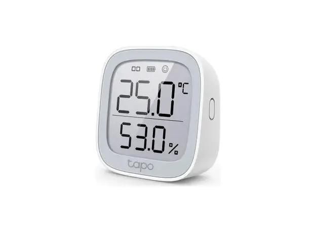 Smart Temperature & Humidity Monitor TP-Link Tapo T315, 2.7" E-ink Display, White