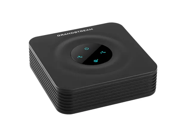VoIP Adapter Grandstream HandyTone HT802, 2 x FXS RJ11, 1 x 10/100 Mbps RJ45, 2 SIP Profiles, T.38 Fax, 5V/1A PSU