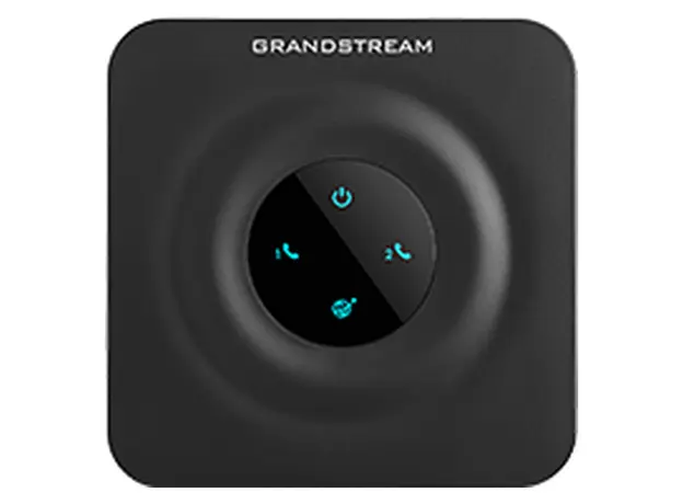 VoIP Adapter Grandstream HandyTone HT802, 2 x FXS RJ11, 1 x 10/100 Mbps RJ45, 2 SIP Profiles, T.38 Fax, 5V/1A PSU, 2 image