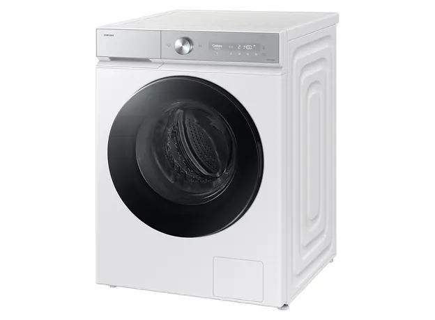Washer Dryer Samsung WD11DB8B85GHLP, 11 kg Wash / 6 kg Dry, 1400 rpm, AI Control, Eco Bubble, Wi-Fi, White, 3 image