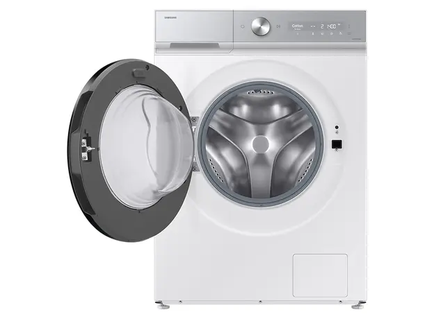 Washer Dryer Samsung WD11DB8B85GHLP, 11 kg Wash / 6 kg Dry, 1400 rpm, AI Control, Eco Bubble, Wi-Fi, White, 4 image