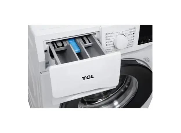 Washing Machine TCL P608FLW, 8 kg, 1400 rpm, 16 Programs, LED Display, White, 4 image