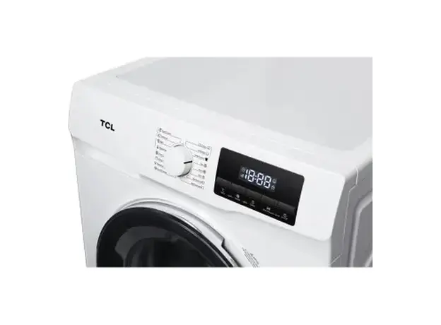 Washing Machine TCL P608FLW, 8 kg, 1400 rpm, 16 Programs, LED Display, White, 5 image