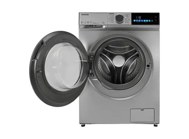 Washing Machine Toshiba TW-BN90C4UZ(SK), 8 kg, 1400 rpm, Inverter, 47 cm, Silver, 3 image