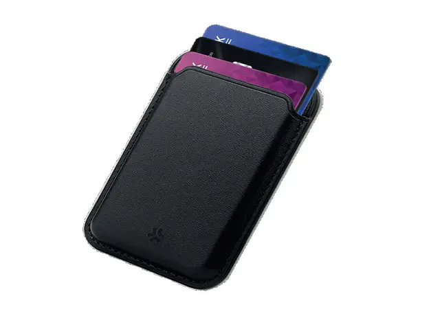 Magnetic Card Holder Celly MAGWALLETBK MagSafe Wallet, up to 3 cards, Black