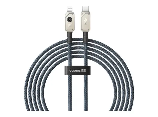 Cable Baseus P10355803221-01 Unbreakable Series Fast Charging Data Cable Type-C to Lightning 20W 2m Stellar White