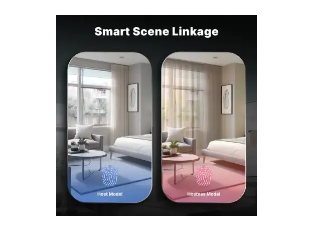 Smart Door Lock Moes WDL-T9P-EN Wi-Fi, 3D Face Recognition, Fingerprint, HD Camera, Black, 5 image