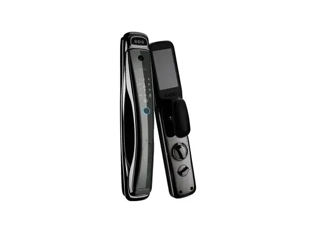 Smart Door Lock Moes WDL-T9P-EN Wi-Fi, 3D Face Recognition, Fingerprint, HD Camera, Black