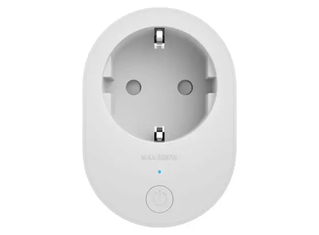 Smart Plug Xiaomi Smart Plug 2 EU BHR6868EU ZNCZ302KK, 3680W, Wi-Fi, Bluetooth, White, 2 image