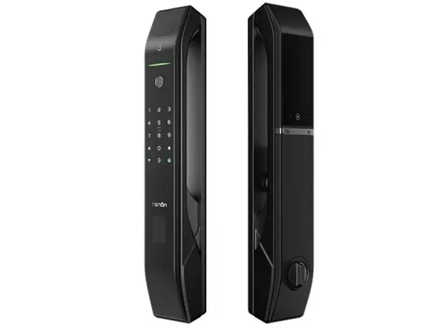 Smart Lock Tenon D7 Pro, 3D Face Recognition, Palm Vein, Fingerprint, Wi-Fi (Tuya), 4" Indoor Display, Black