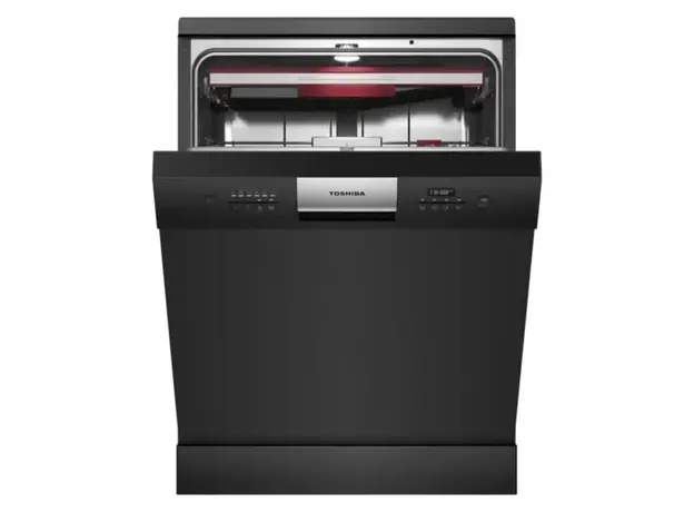Dishwasher Toshiba DW-14F7(B)-CIS, 14 Place Settings, 8 Programs, Inverter, Black, 2 image