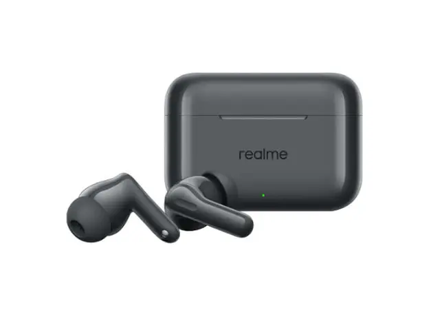 Earbuds Realme Buds T200 ANC, Bluetooth 5.4, IP55, Grey, 2 image