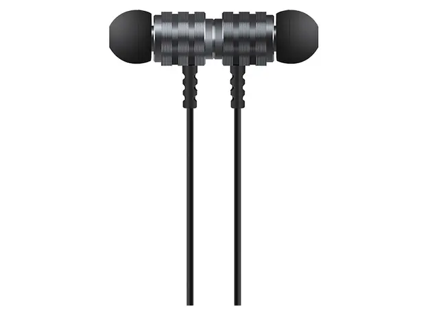 Earphones 2E 2E-IEX1GY X1 Extra Bass, Wired, with Mic, Grey, 2 image