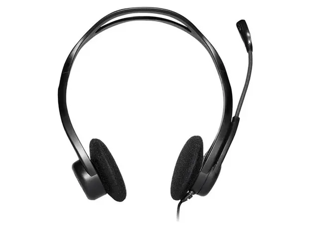 Headset Logitech Corded Stereo Headset PC960 USB 981-000100 Black, 2 image