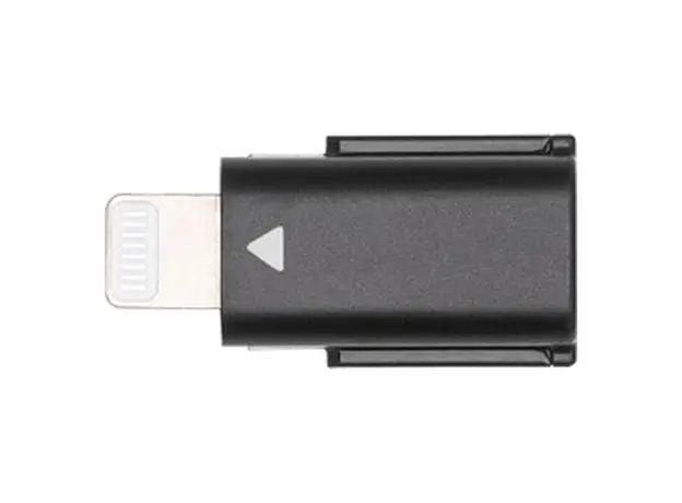 Microphone Adapter DJI Mic Mobile Phone Adapter (Lightning), Black, 3 image