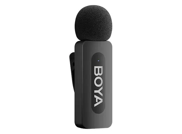 Microphone BOYA BY-V30 2.4 GHz Dual-Channel Wireless Microphone System, 2 TX + USB-C RX + Charging Case, Black, 3 image