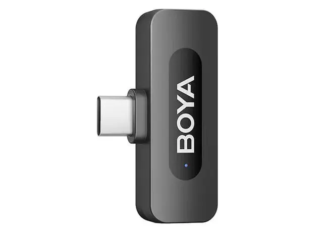 Microphone BOYA BY-V30 2.4 GHz Dual-Channel Wireless Microphone System, 2 TX + USB-C RX + Charging Case, Black, 5 image