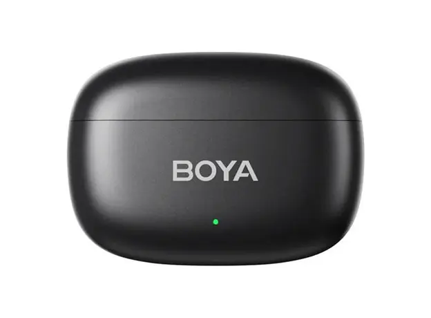 Microphone BOYA mini 2-02 Ultracompact 2.4GHz Wireless Microphone System Combo, 2 TX + USB-C RX + Charging Case, Black, 2 image