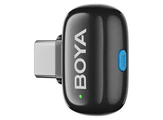 Microphone BOYA mini 2-02 Ultracompact 2.4GHz Wireless Microphone System Combo, 2 TX + USB-C RX + Charging Case, Black, 4 image