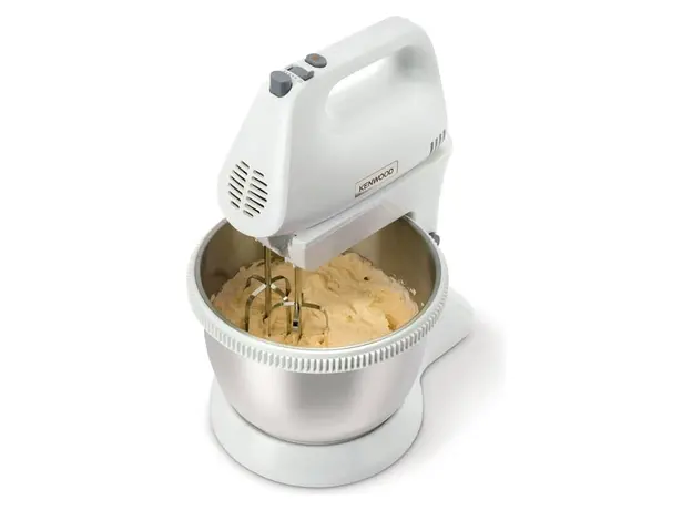 Mixer KENWOOD HMP34.A0WH Chefette Lite, 450W, 5 Speeds + Turbo, 3L Rotating Bowl, White, 2 image