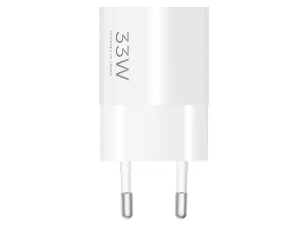 Mobile Charger Xiaomi 33W Nano Power Adapter, 33W, Type-C, GaN, White, 3 image
