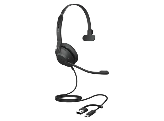 Headset Jabra Evolve2 30 SE 23189-899-779, USB-C/A, MS Mono, Black