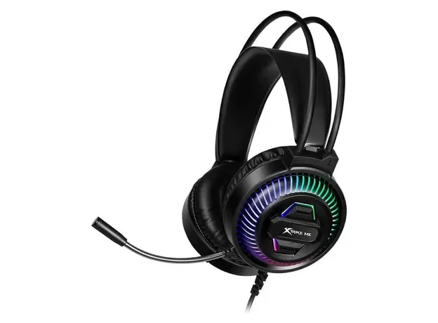 Headset Xtrike Me GH-510 Wired Gaming Headset, USB, RGB, 50mm, Black