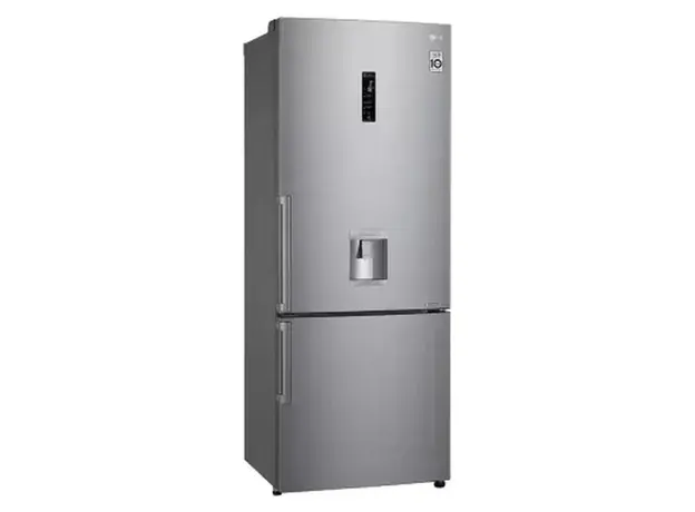 Refrigerator LG GC-GR-F589BLCM.APZQMER Bottom Freezer, 446 L, Smart Inverter, DoorCooling+, Water Dispenser, Wi-Fi, Platinum Silver, 3 image
