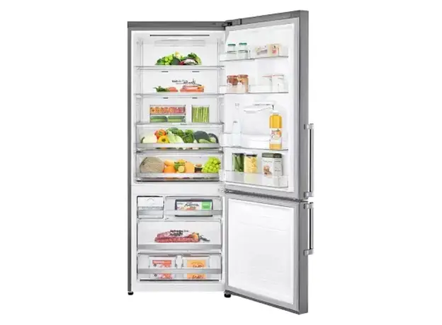 Refrigerator LG GC-GR-F589BLCM.APZQMER Bottom Freezer, 446 L, Smart Inverter, DoorCooling+, Water Dispenser, Wi-Fi, Platinum Silver, 4 image