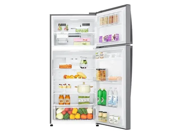 Refrigerator LG GN-C752HQCM.ADSQMER Top Freezer, 509 L, Smart Inverter, LinearCooling, DoorCooling+, Dark Graphite Steel, 4 image