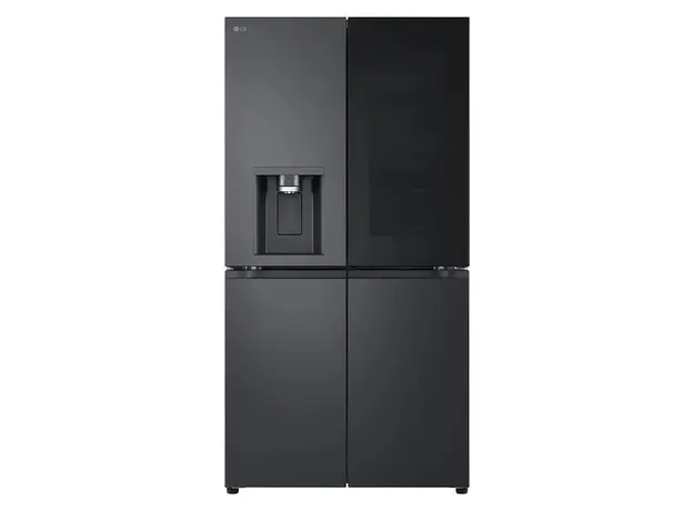 Refrigerator LG GR-X24FFCAB.AEVQMER Side-by-Side, 427 L, No Frost, Inverter, Dispenser, InstaView, Door-in-Door, Dark Grey